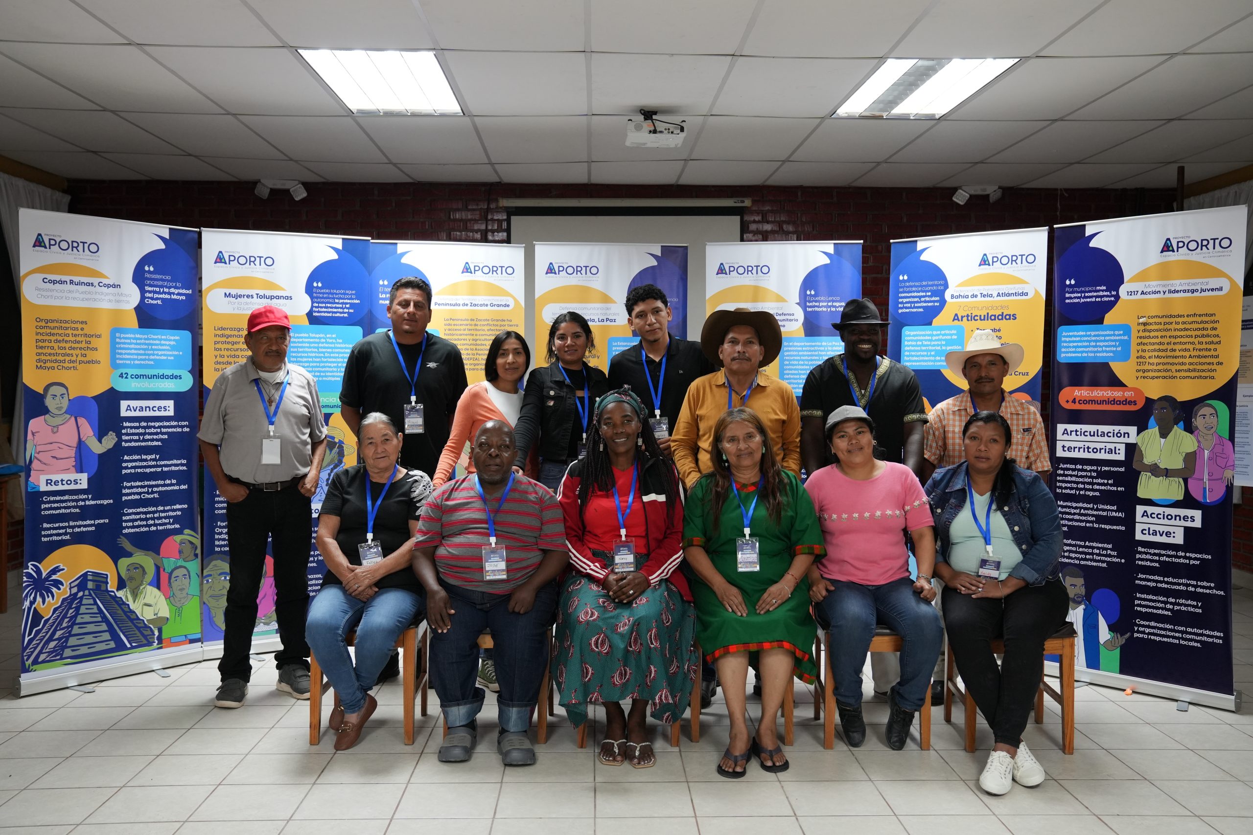 Líderes y lideresas indígenas y garífunas defensoras y defensores del ambiente, tierras y territorios